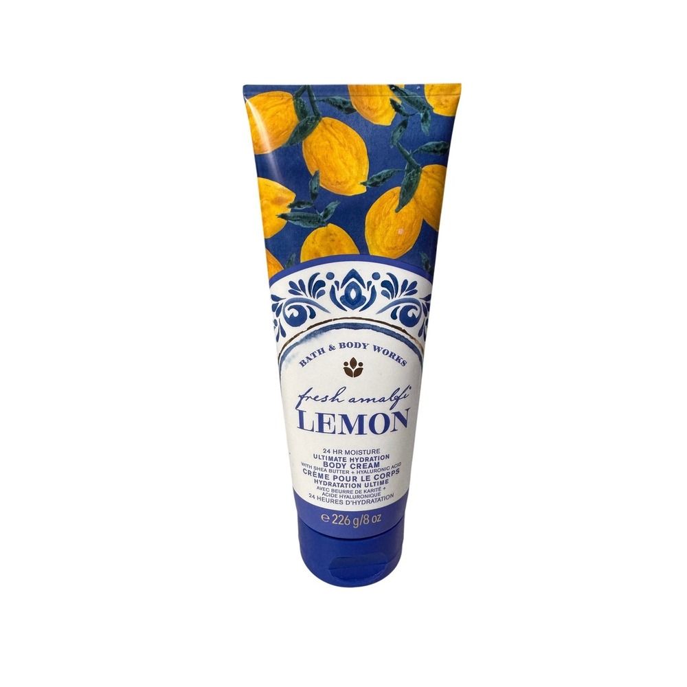 Bath and Body Works Fresh Amalfi Lemon Ultimate Hydration Body Cream 8oz Tube